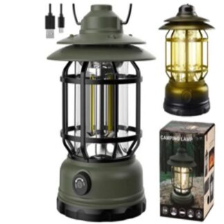 Lampa ogrodowa kempingowa na biwak piknik akumulatorowa USB