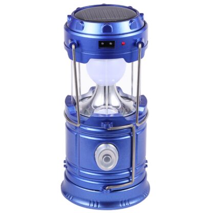 Lampa turystyczna lampka latarka biwakowa solarna - obrazek 2