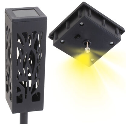 Lampy lampiony solarne stojące dekoracyjne 4 sztuki - obrazek 4