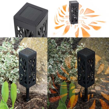 Lampy lampiony solarne stojące dekoracyjne 4 sztuki - obrazek 8