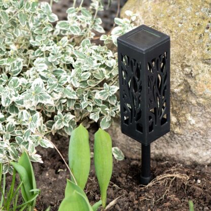 Lampy lampiony solarne stojące dekoracyjne 4 sztuki - obrazek 9