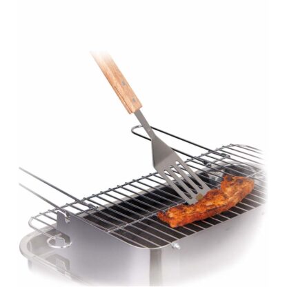 BBQ - szpatuła do grillowania dębowa rączka 41 cm - obrazek 4