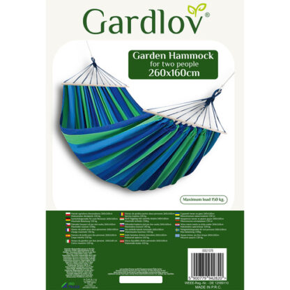 Hamak ogrodowy dwuosobowy 260x160cm Gardlov 21078 - obrazek 3