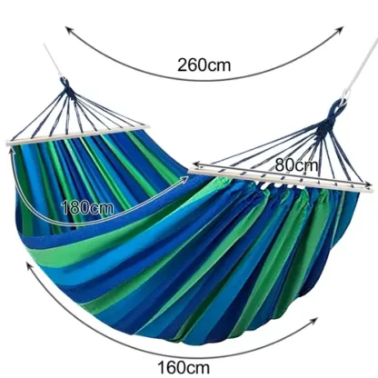 Hamak ogrodowy dwuosobowy 260x160cm Gardlov 21078 - obrazek 5