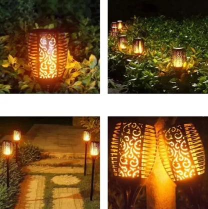 Lampa ogrodowa solarna - pochodnia 23559 - obrazek 6