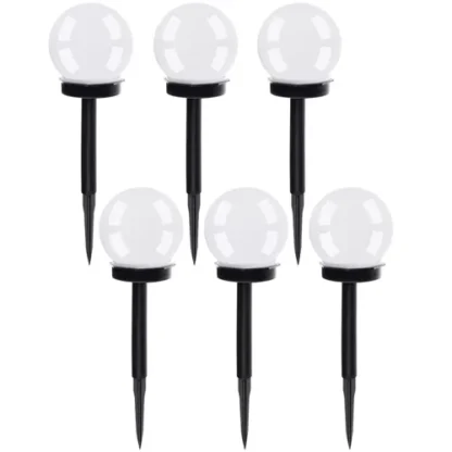 Lampa ogrodowa solarna- kula zestaw 6szt. 23562 - obrazek 10