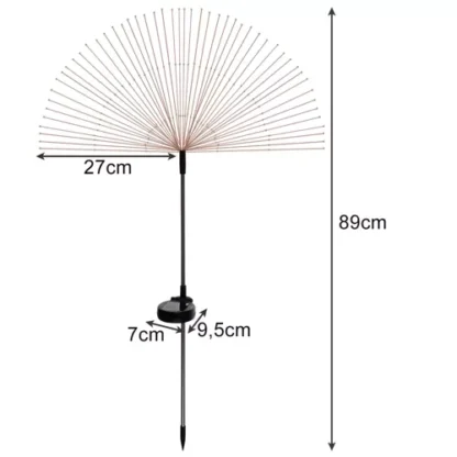 Lampa ogrodowa solarna- dmuchawce Gardlov 23561 - obrazek 15