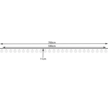 Girlanda solarna 7m 2V IP44 Gardlov 23865 - obrazek 13
