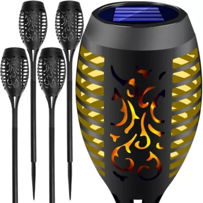 Lampa ogrodowa solarna - pochodnia zest.4 sz.23560 - obrazek 2