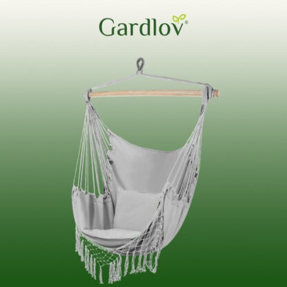 Hamak - krzesło brazylijskie szare Gardlov - obrazek 10