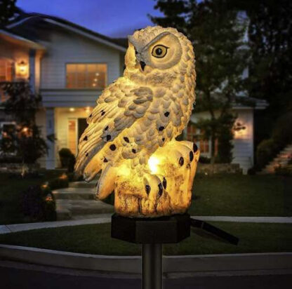 Lampa ogrodowa solarna - sowa Gardlov 23847 - obrazek 5