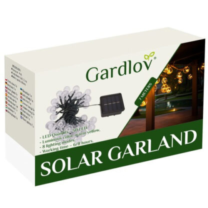 Girlanda solarna 7m IP65 Gardlov 24008 - obrazek 10