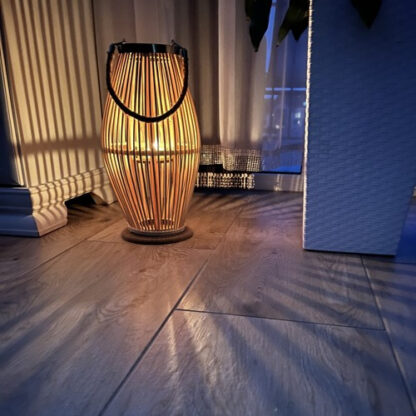 Lampion bambusowy rattanowy Gardlov 24282 - obrazek 14