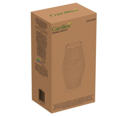 Lampion bambusowy rattanowy Gardlov 24282 - obrazek 4