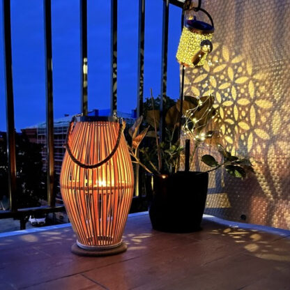 Lampion bambusowy rattanowy Gardlov 24282 - obrazek 11