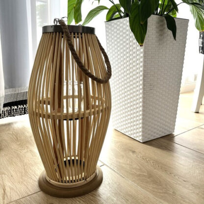 Lampion bambusowy rattanowy Gardlov 24282 - obrazek 12