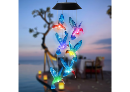 Lampka Solarna Kolibry Ptaki LED Kolorowe - obrazek 5