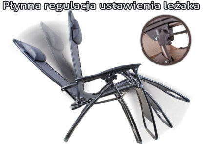 Leżak Ogrodowo Plażowy Pasy - obrazek 13