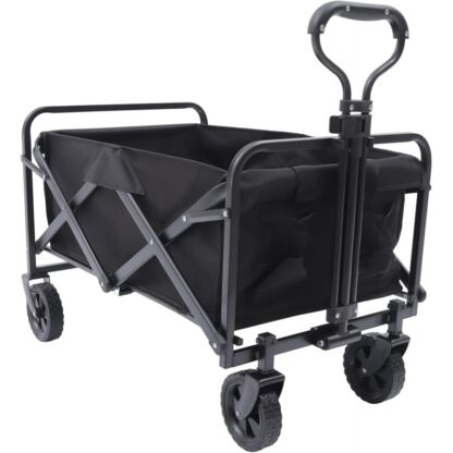 Wózek transportowy składany, metalowy, przyczepka ogrodowa 72x47x68-87cm AR07CZ