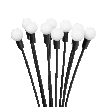 Ozdobne ogrodowe lampki solarne Rebel - obrazek 3