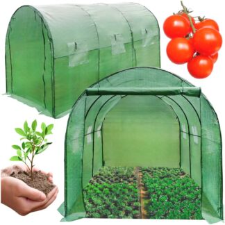 KX3323 Tunel foliowy ogrodowy szklarnia na warzywa rośliny 3x2x2 m