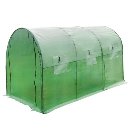 KX3323 Tunel foliowy ogrodowy szklarnia na warzywa rośliny 3x2x2 m - obrazek 3