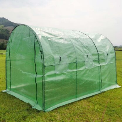 KX3323 Tunel foliowy ogrodowy szklarnia na warzywa rośliny 3x2x2 m - obrazek 9