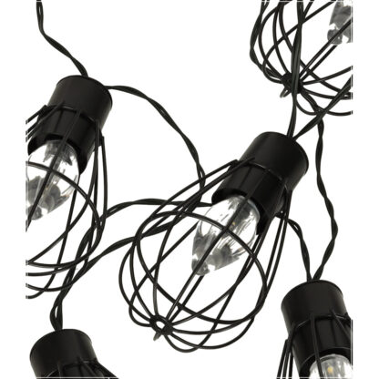 KX4971 Lampki ogrodowe solarne żarówki girlanda loft 10LED - obrazek 5