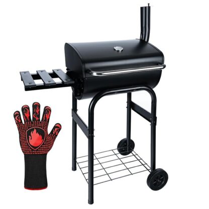 ND32_GQ10 GQ10 GRILL OGRODOWY PRZENOŚNY Z POKRYWĄ HQ + KOMIN