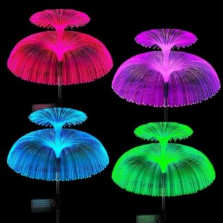 LAMPKI SOLARNE OGRODOWE MEDUZA 4 SZT