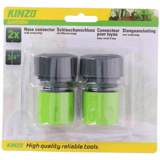 ND38_8711252122298 Kinzo - Złączka węża ogrodowego 3/4 2 szt.