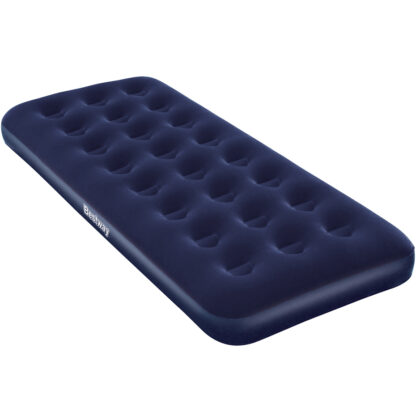 Materac welurowy jednoosobowy Bestway 185x76x22 cm granatowy - obrazek 2