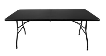 ND12_15910 Stół ogrodowy składany 180cm + 2 ławki- czarny 5900779940239 - obrazek 5