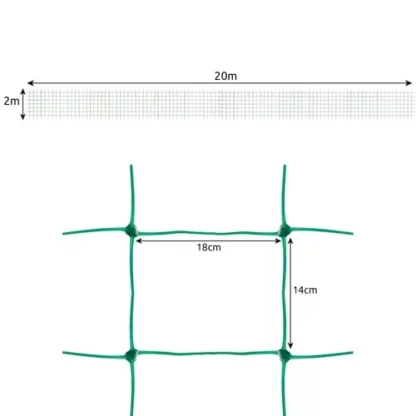 ND12_17661 Siatka - podpora do roślin 2x20m Gardlov 23980 5900779951815 - obrazek 7