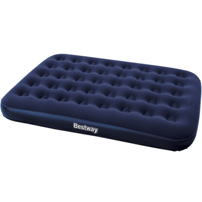 Materac welurowy dwuosobowy Bestway 191x137x22 cm granatowy - obrazek 3