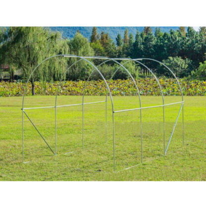 ND24_21377 Tunel Foliowy Ogrodowy Szklarnia 2x3 6m2 Zielony na Warzywa Stelaż 5905991038108 - obrazek 10