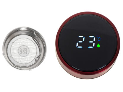 Kubek bidon termiczny termos smart LED 500ml bordowy - obrazek 5