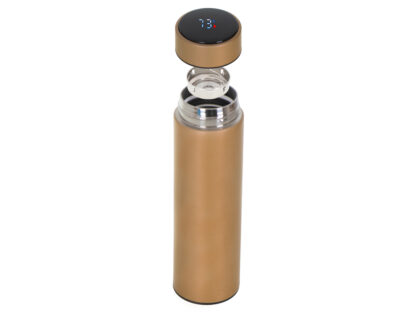 Kubek bidon termiczny termos smart LED 500ml złoty - obrazek 4