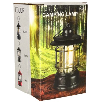 Lampa ogrodowa kempingowa na biwak z uchwytem piknik akumulatorowa USB - obrazek 2