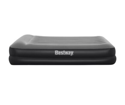 Materac dmuchany turystyczny z wbudowaną pompą powietrza Tritech Queen  2.03m x 1.52m - obrazek 3