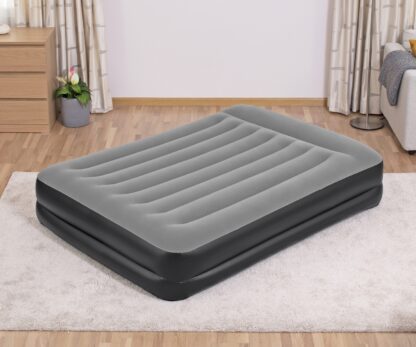 Materac dmuchany turystyczny z wbudowaną pompą powietrza Tritech Queen  2.03m x 1.52m - obrazek 6