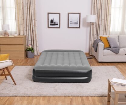 Materac dmuchany turystyczny z wbudowaną pompą powietrza Tritech Queen  2.03m x 1.52m - obrazek 7