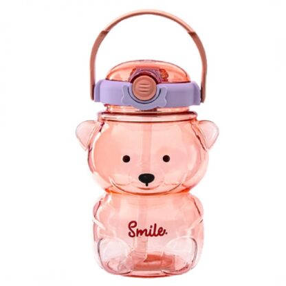 Butelka na wodę z uchwytem SWEET BEAR VIOLET 1000 ML BD26 - obrazek 2