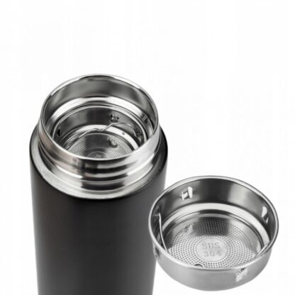 KUBEK TERMICZNY, BIDON TERMOS 500ML BUTELKA Z CZUJNIKIEM TEMPERATURY - obrazek 7
