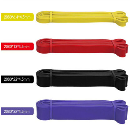 Zestaw 4 gum oporowych do ćwiczeń gumy Powerband - obrazek 7