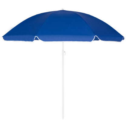 Parasol plażowy łamany wbijany 220cm Niebieski - obrazek 7