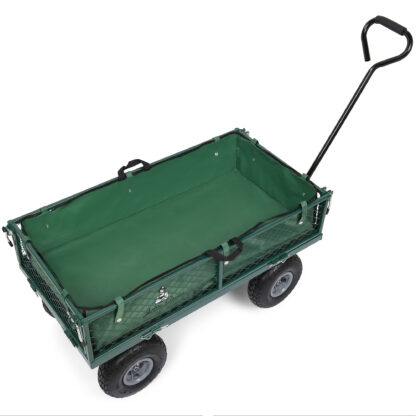 Wózek transportowy ogrodowy z opuszczanymi burtami - obrazek 8