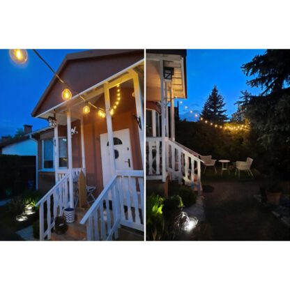 Girlanda solarna ogrodowa, Kulki 20 LED - obrazek 8