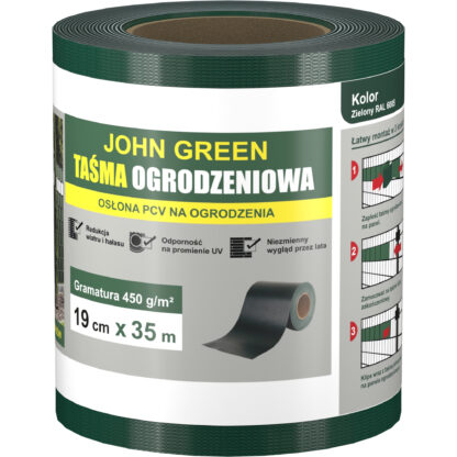 Taśma ogrodzeniowa 19cm x 35m + 20 Klipsów - obrazek 9