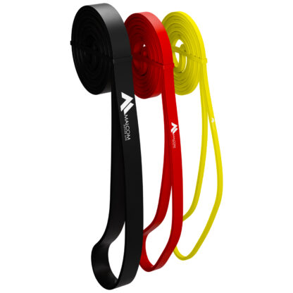 Zestaw 3 gum oporowych do ćwiczeń gumy Powerband - obrazek 3